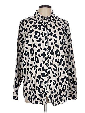 Foxcroft Long Sleeve Blouse (view 1)