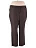 Lane Bryant Solid Brown Active Pants Size 24 - photo 1