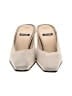 Stuart Weitzman Gold Ivory Mule/Clog Size 5 (narrow) - photo 2