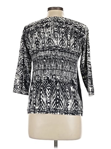 August Silk 3/4 Sleeve Blouse (view 2)