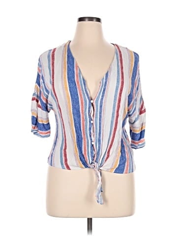 Absolutely Famous Short Sleeve Blouse (view 1)
