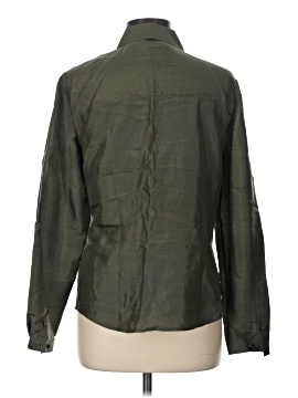Dana Buchman Long Sleeve Silk Top (view 2)