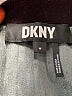 DKNY 100% Polyester Solid Black Casual Skirt Size M - photo 4