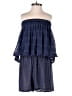 Ranna Gill 100% Polyester Polka Dots Blue Romper Size XS - photo 1