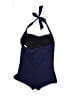 Unbranded Solid Blue One Piece Swimsuit Size L - photo 2