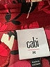 CAbi 100% Polyester Hearts Burgundy Long Sleeve Blouse Size M - photo 7