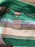 Tea 100% Cotton Stripes Green Short Sleeve Henley Size 14 - photo 3