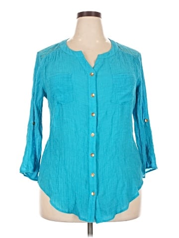 Alyx 3/4 Sleeve Button-Down Shirt (view 1)