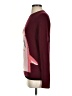 Coach Graphic Burgundy Wool Pullover Sweater Size S - photo 5