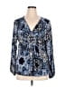 Westport Blue Long Sleeve Blouse Size 1X - photo 1