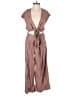 Wilfred Solid Brown Jumpsuit Size 00 - photo 1