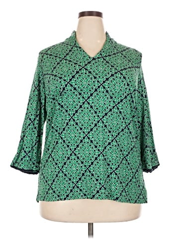 Crown & Ivy 3/4 Sleeve Blouse (view 1)