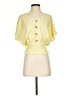 Lascana Yellow Short Sleeve Blouse Size 0 - 2 - photo 1