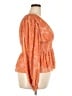 DR2 Orange Long Sleeve Blouse Size XXL - photo 4