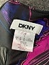 DKNY 100% Polyester Print Black Cocktail Dress Size 4 - photo 7