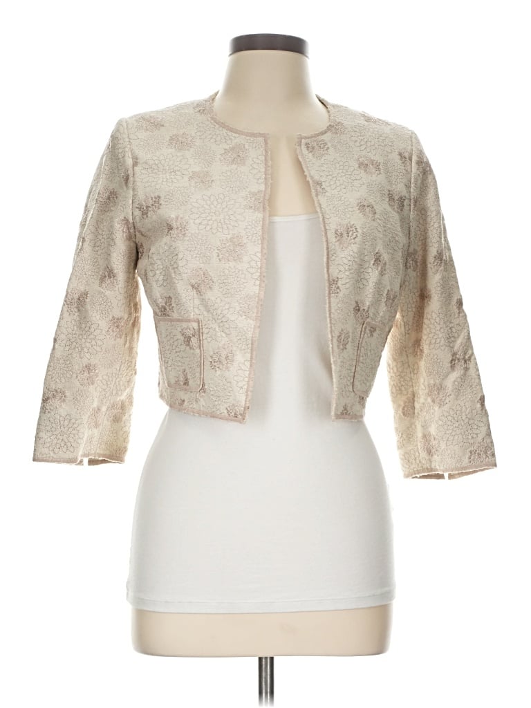 Pre-owned Worth Jacket In Ivory