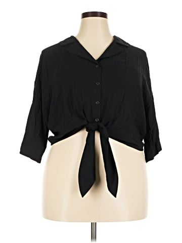 ELOQUII 3/4 Sleeve Blouse (view 1)