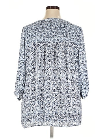 Rose + Olive 3/4 Sleeve Blouse (view 2)
