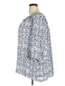Rose + Olive 100% Polyester Blue 3/4 Sleeve Blouse Size 2X - photo 5