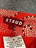 STAUD Paisley Red Shorts Size 2 - photo 3