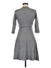 Talbots Chevron-herringbone Gray Casual Dress Size Med Petite - photo 2