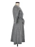 Talbots Chevron-herringbone Gray Casual Dress Size Med Petite - photo 4