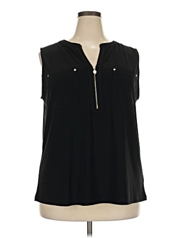 Anne Klein Sleeveless Blouse (view 1)