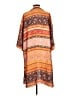 DR2 100% Polyester Orange Kimono Size L - photo 2