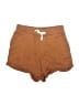Assorted Brands Solid Brown Shorts Size P (petite) - photo 1