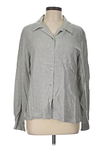 Ann Taylor Long Sleeve Button-Down Shirt (view 1)