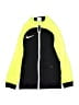 Nike 100% Polyester Color Block Yellow Black Track Jacket Size XS (kids) - photo 1