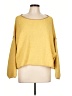 Free People Yellow Pullover Sweater Size L - photo 1