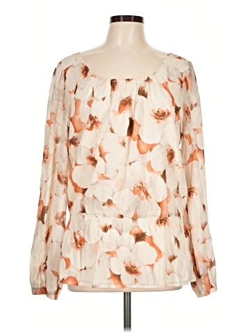 St. John Long Sleeve Silk Top (view 1)
