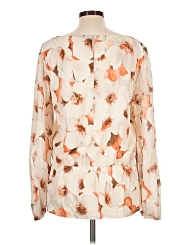 St. John Long Sleeve Silk Top (view 2)