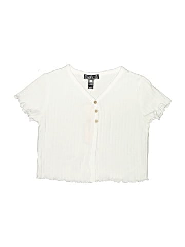 Aqua Short Sleeve Henley (view 1)