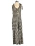 Pull&Bear Stripes Gray Jumpsuit Size S - photo 1