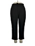 Versona Solid Black Casual Pants Size XL - photo 1