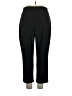 Versona Solid Black Casual Pants Size XL - photo 2