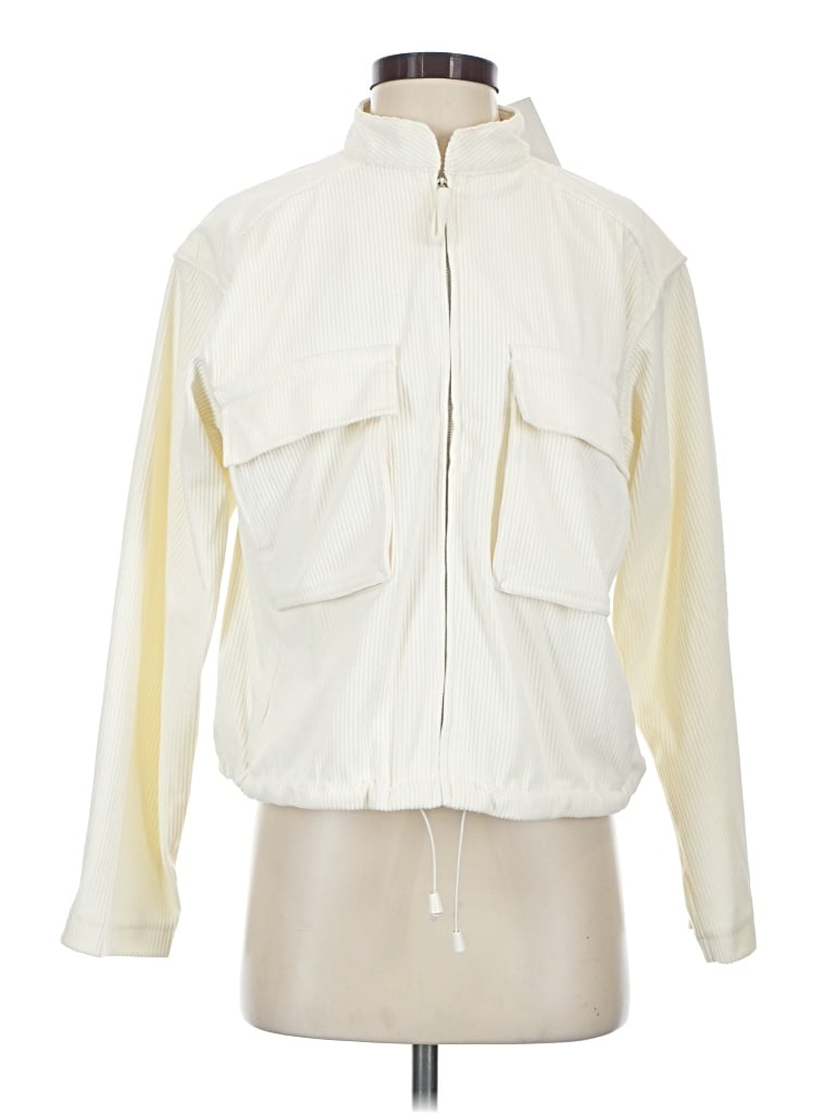 Max Studio Track Jacket In White