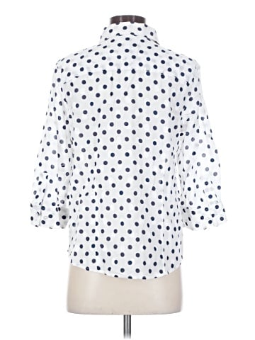 Karen Scott 3/4 Sleeve Button-Down Shirt (view 2)