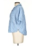 Universal Thread Stripes Blue Short Sleeve Blouse Size S - photo 5