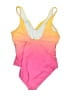 Unbranded Color Block Pink One Piece Swimsuit Size XXL - photo 2