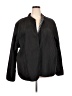 Maggie Barnes 100% Polyester Chevron-herringbone Black Jacket Size 18 (3) - photo 1