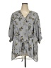 Torrid 100% Polyester Gray Casual Dress Size 2X Plus (2) - photo 1