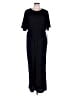 Monki 100% Polyester Solid Black Jumpsuit Size L - photo 1