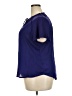 Apt. 9 100% Polyester Blue Short Sleeve Blouse Size XXL - photo 5