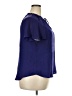 Apt. 9 100% Polyester Blue Short Sleeve Blouse Size XXL - photo 4