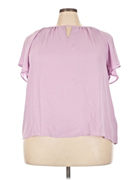 Shein Curve Short Sleeve Blouse (view 1)