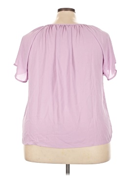 Shein Curve Short Sleeve Blouse (view 2)
