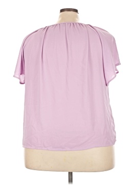 Shein Curve Short Sleeve Blouse (view 2)